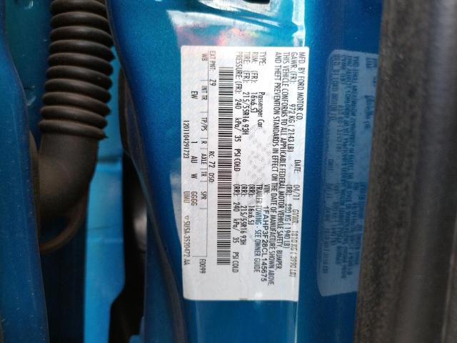 Photo 10 from auction – 2012 FORD FOCUS SE with VIN 1FAHP3F28CL145675