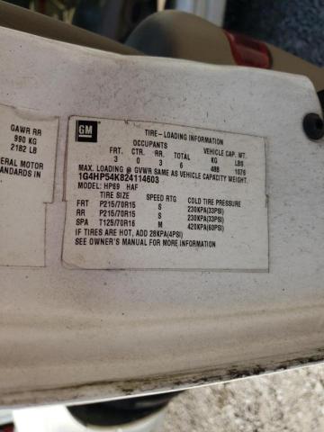 Photo 10 from auction – 2003 BUICK LESABRE with VIN 1G4HP54K03U136998