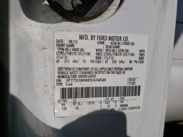Photo 10 from auction – 2014 FORD F350 SUPER with VIN 1FT7X3B68EEA34520