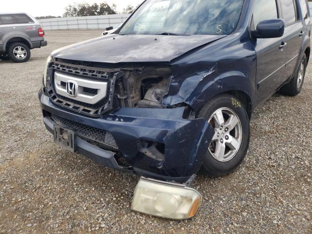 Photo 9 from auction – 2009 HONDA PILOT EXL with VIN 5FNYF38579B018495