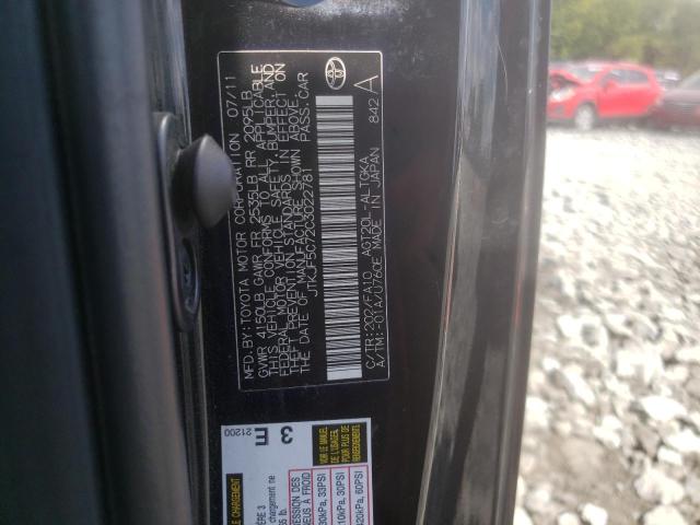 Photo 10 from auction – 2012 TOYOTA SCION TC with VIN JTKJF5C72C3022781