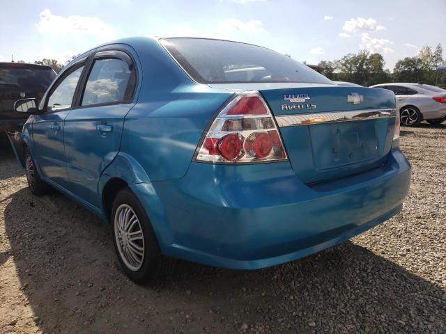 Photo 3 from auction – 2008 CHEVROLET AVEO BASE with VIN KL1TD56698B063731