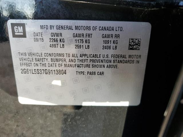 Photo 10 from auction – 2016 CADILLAC XTS with VIN 2G61L5S37G9113804