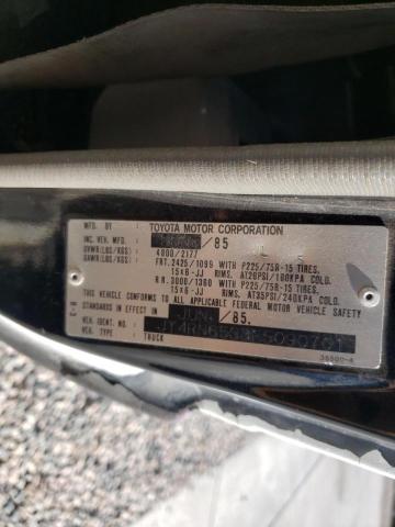 Photo 10 from auction – 1985 TOYOTA PICKUP RN6 with VIN JT4RN65S3F5090701