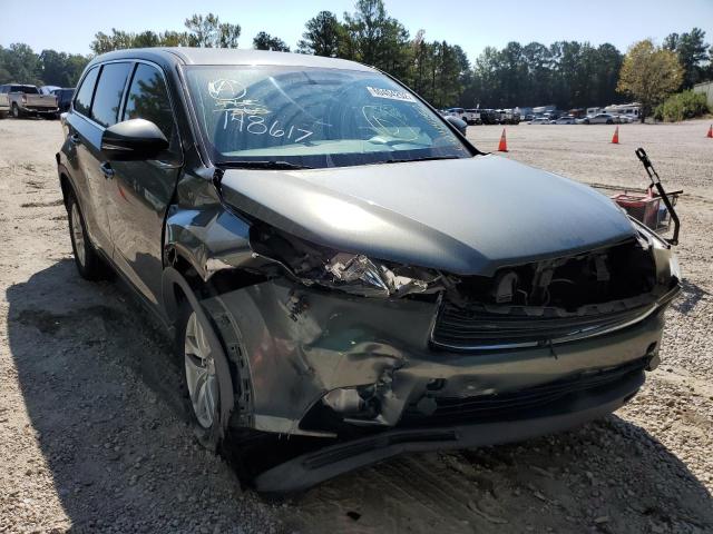 TOYOTA HIGHLANDER 2014 with VIN 5TDZARFH5ES006533 - Photo from auction