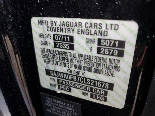 Photo 10 from auction – 2012 JAGUAR XF with VIN SAJWA0FB7CLS21678