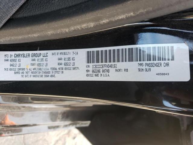 Photo 10 from auction – 2015 CHRYSLER 200 C with VIN 1C3CCCCB7FN548161