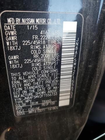 Photo 10 from auction – 2015 NISSAN JUKE S with VIN JN8AF5MV2FT556733