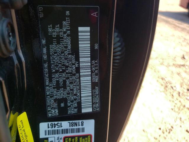 Photo 10 from auction – 2014 TOYOTA SEQUOIA LI with VIN 5TDJW5G1XES096108