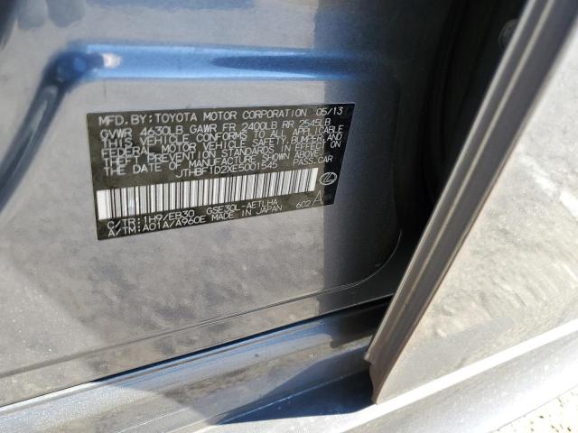 Photo 10 from auction – 2014 LEXUS IS 250 with VIN JTHBF1D2XE5001545