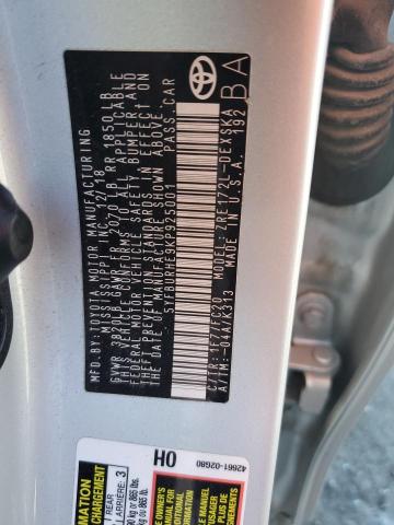 Photo 10 from auction – 2019 TOYOTA COROLLA L with VIN 5YFBURHE9KP925001