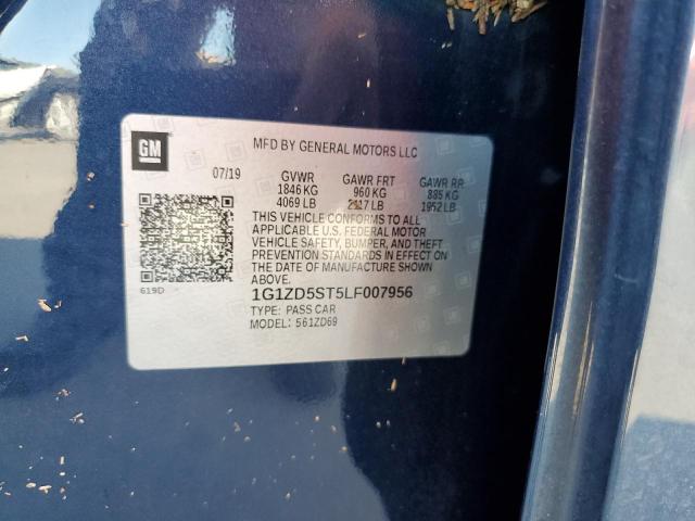 Photo 10 from auction – 2020 CHEVROLET MALIBU LT with VIN 1G1ZD5ST5LF007956
