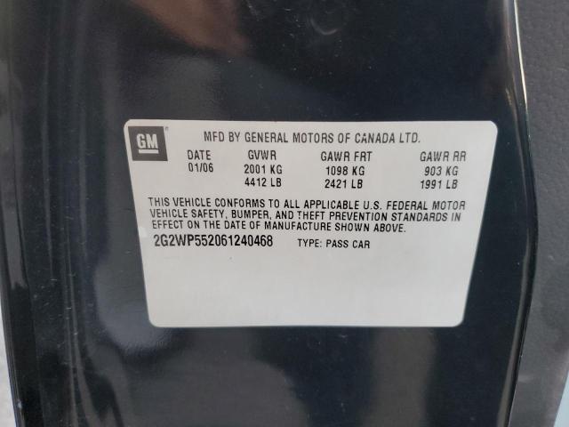 Photo 10 from auction – 2006 PONTIAC GRAND PRIX with VIN 2G2WP552061240468