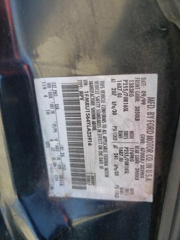 Photo 10 from auction – 2000 FORD EXPEDITION with VIN 1FMRU1564YLA23916