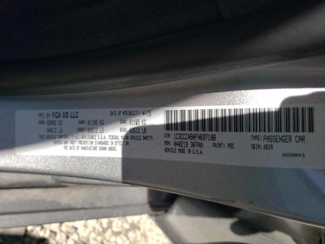 Photo 10 from auction – 2015 CHRYSLER 200 LIMITE with VIN 1C3CCCAB0FN697188