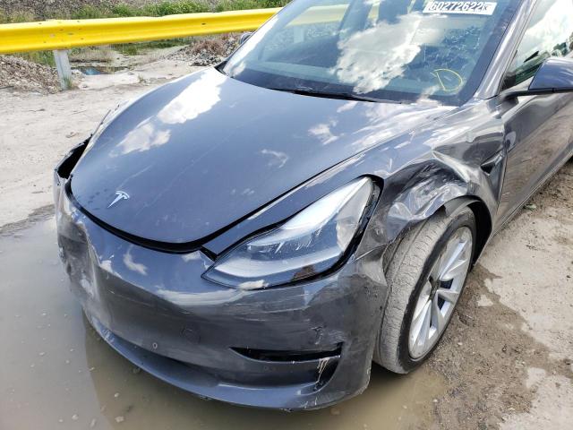 Photo 9 from auction – 2022 TESLA MODEL 3 with VIN 5YJ3E1EB0NF192639