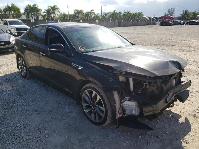 KIA OPTIMA SX 2015 with VIN 5XXGR4A68FG378721 - Photo from auction