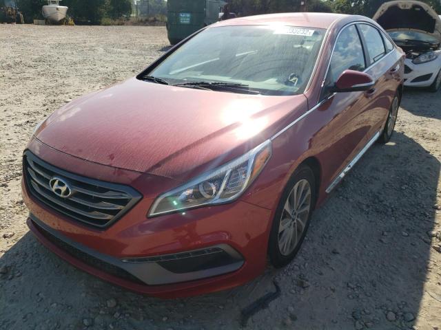 Photo 2 from auction – 2017 HYUNDAI SONATA SPO with VIN 5NPE34AF8HH573539
