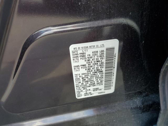 Photo 10 from auction – 2011 NISSAN ROGUE S with VIN JN8AS5MT7BW171476