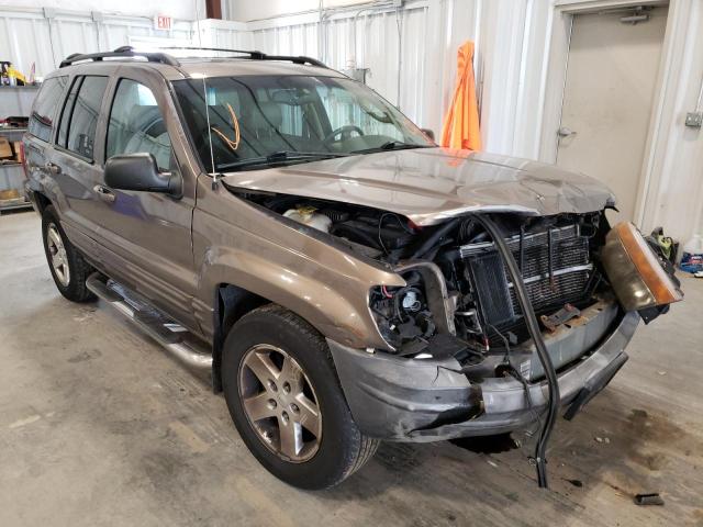 JEEP GRAND CHER 2002 with VIN 1J4GW58N12C172172 - Photo from auction