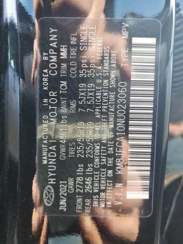 Photo 10 from auction – 2022 HYUNDAI TUCSON SEL with VIN KM8JFCA10NU023060