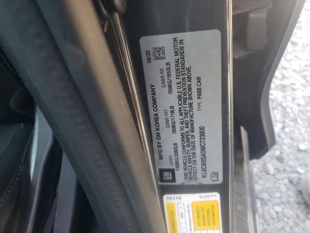 Photo 10 from auction – 2021 CHEVROLET SPARK LS with VIN KL8CB6SA0MC723800