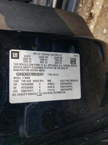 Photo 10 from auction – 2014 CHEVROLET SUBURBAN C with VIN 1GNSCKE07ER206561