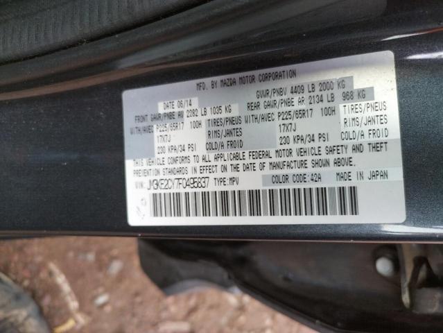 Photo 10 from auction – 2015 MAZDA CX-5 TOURI with VIN JM3KE2CY7F0495837