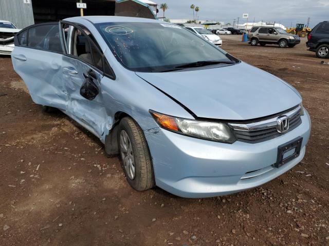 HONDA CIVIC LX 2012 with VIN 2HGFB2F51CH527985 - Photo from auction