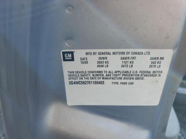 Photo 10 from auction – 2006 BUICK LACROSSE C with VIN 2G4WC582761169493