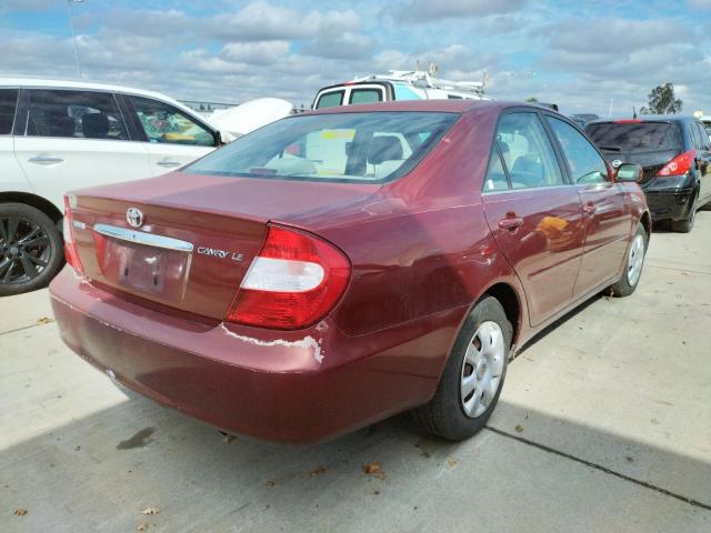 Photo 4 from auction – 2002 TOYOTA CAMRY LE with VIN JTDBE32KX20094689