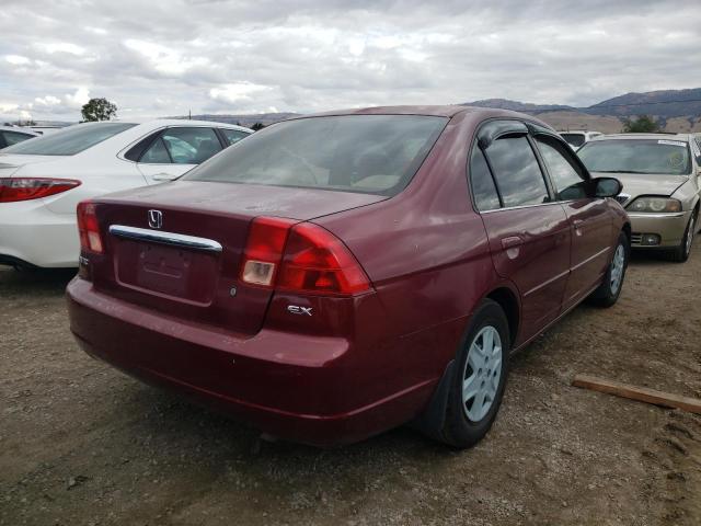 Photo 4 from auction – 2002 HONDA CIVIC EX with VIN 2HGES26712H519137