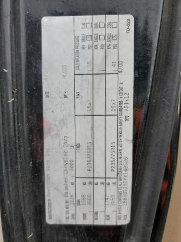 Photo 10 from auction – 2000 DODGE RAM VAN B1 with VIN 2B6HB11Y0YK148526