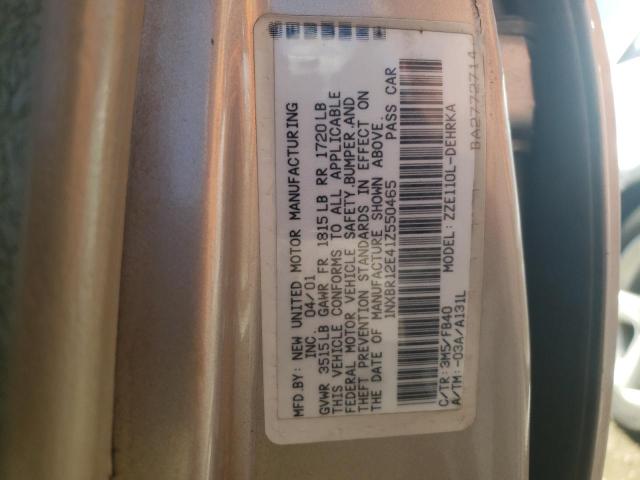 Photo 10 from auction – 2001 TOYOTA COROLLA CE with VIN 1NXBR12E41Z550465