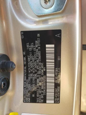 Photo 10 from auction – 2011 TOYOTA SIENNA XLE with VIN 5TDYK3DCXBS107205
