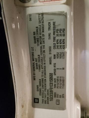 Photo 10 from auction – 2012 CHEVROLET COLORADO with VIN 1GCESBF91C8150688