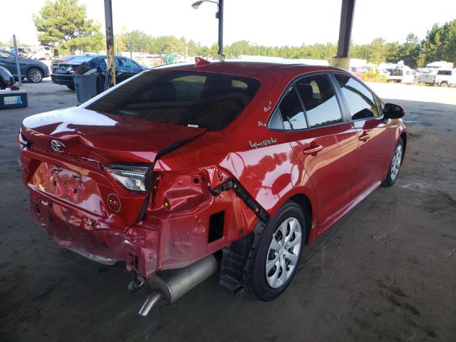 Photo 4 from auction – 2021 TOYOTA COROLLA LE with VIN JTDEPMAE5MJ175380