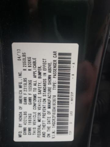 Photo 10 from auction – 2013 HONDA ACCORD EXL with VIN 1HGCR2F80DA163678