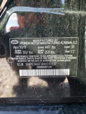 Photo 10 from auction – 2017 HYUNDAI SONATA SPO with VIN 5NPE34AF3HH592337
