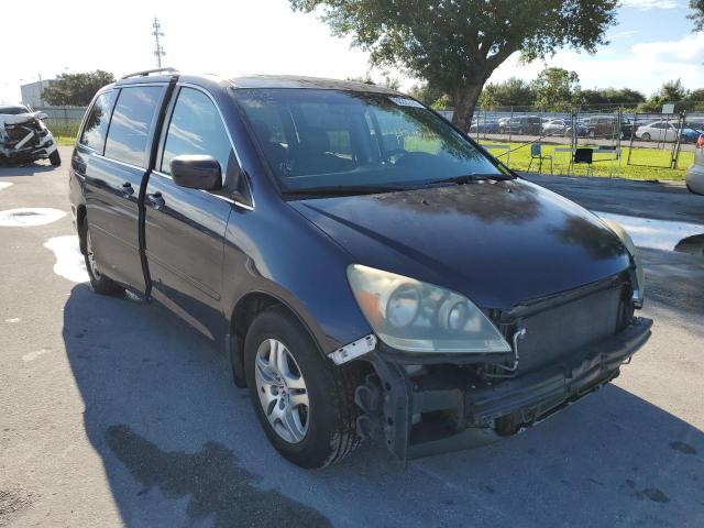 HONDA ODYSSEY EX 2006 with VIN 5FNRL387X6B081357 - Photo from auction