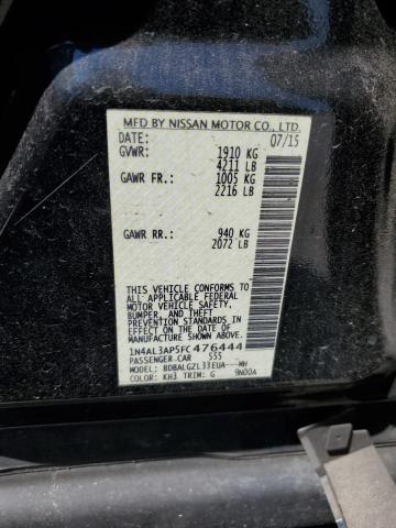 Photo 10 from auction – 2015 NISSAN ALTIMA 2.5 with VIN 1N4AL3AP5FC476444