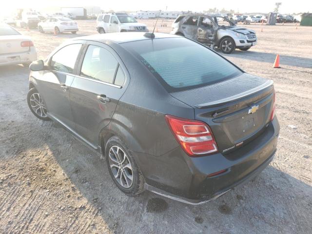 Photo 3 from auction – 2017 CHEVROLET SONIC LT with VIN 1G1JD5SB9H4104939