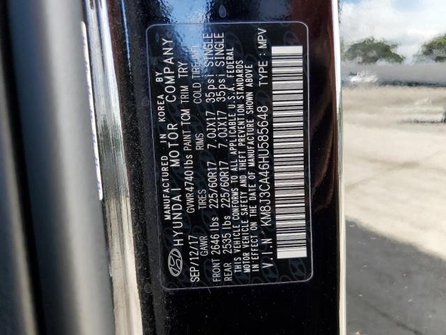Photo 10 from auction – 2017 HYUNDAI TUCSON LIM with VIN KM8J3CA46HU585648