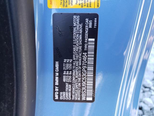 Photo 10 from auction – 2016 BMW M4 with VIN WBS3U9C53GP970464
