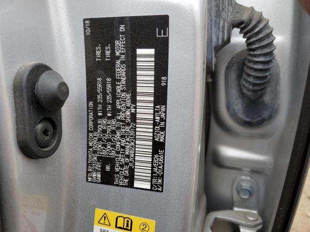 Photo 10 from auction – 2019 LEXUS NX 300 BAS with VIN JTJYARBZ3K2139172