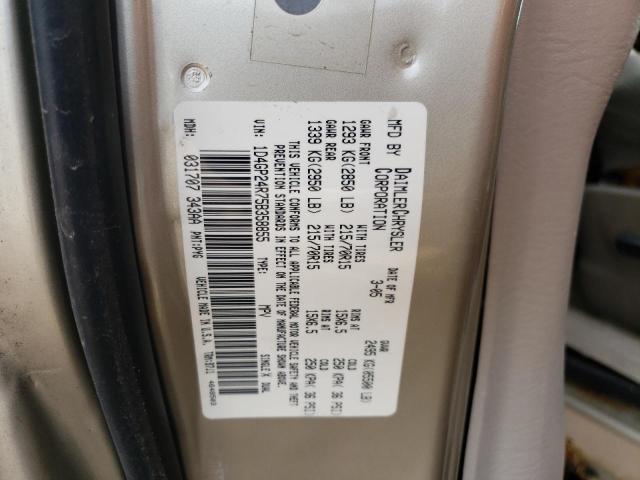 Photo 10 from auction – 2005 DODGE CARAVAN with VIN 1D4GP24R75B358855