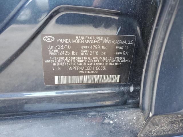 Photo 10 from auction – 2011 HYUNDAI SONATA GLS with VIN 5NPEB4AC0BH100881