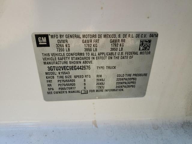 Photo 10 from auction – 2014 GMC SIERRA K15 with VIN 3GTU2VEC9EG442676
