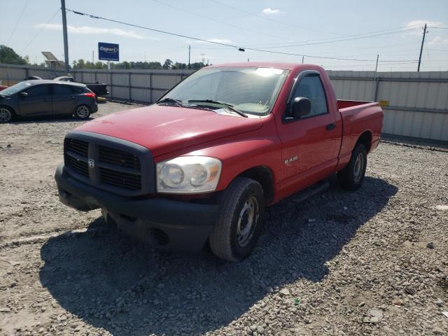Photo 2 from auction – 2008 DODGE RAM 1500 S with VIN 1D7HA16KX8J176807