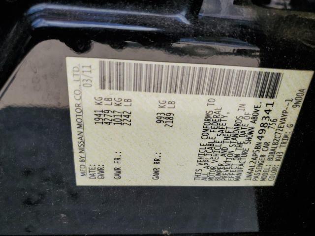 Photo 10 from auction – 2011 NISSAN ALTIMA BAS with VIN 1N4AL2AP5BN498341